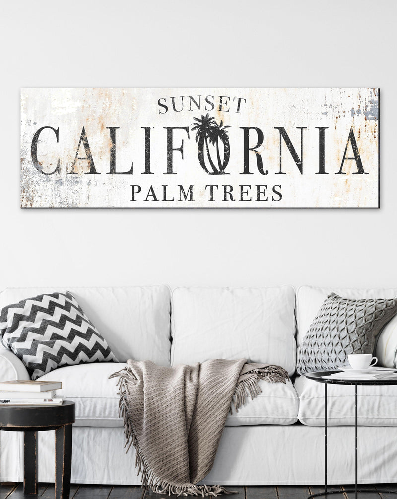 Vintage Wall Art California Sign