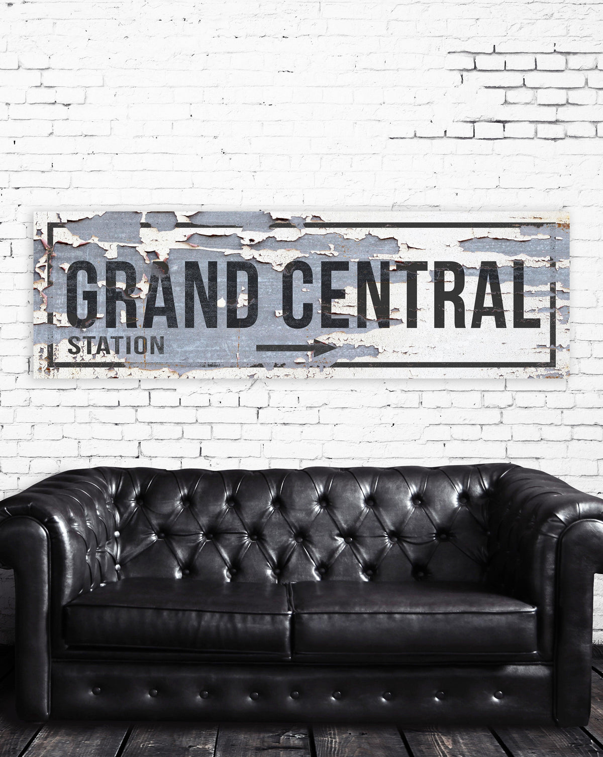 Grand Central Station - Modern Home Decor Wall Art Sign