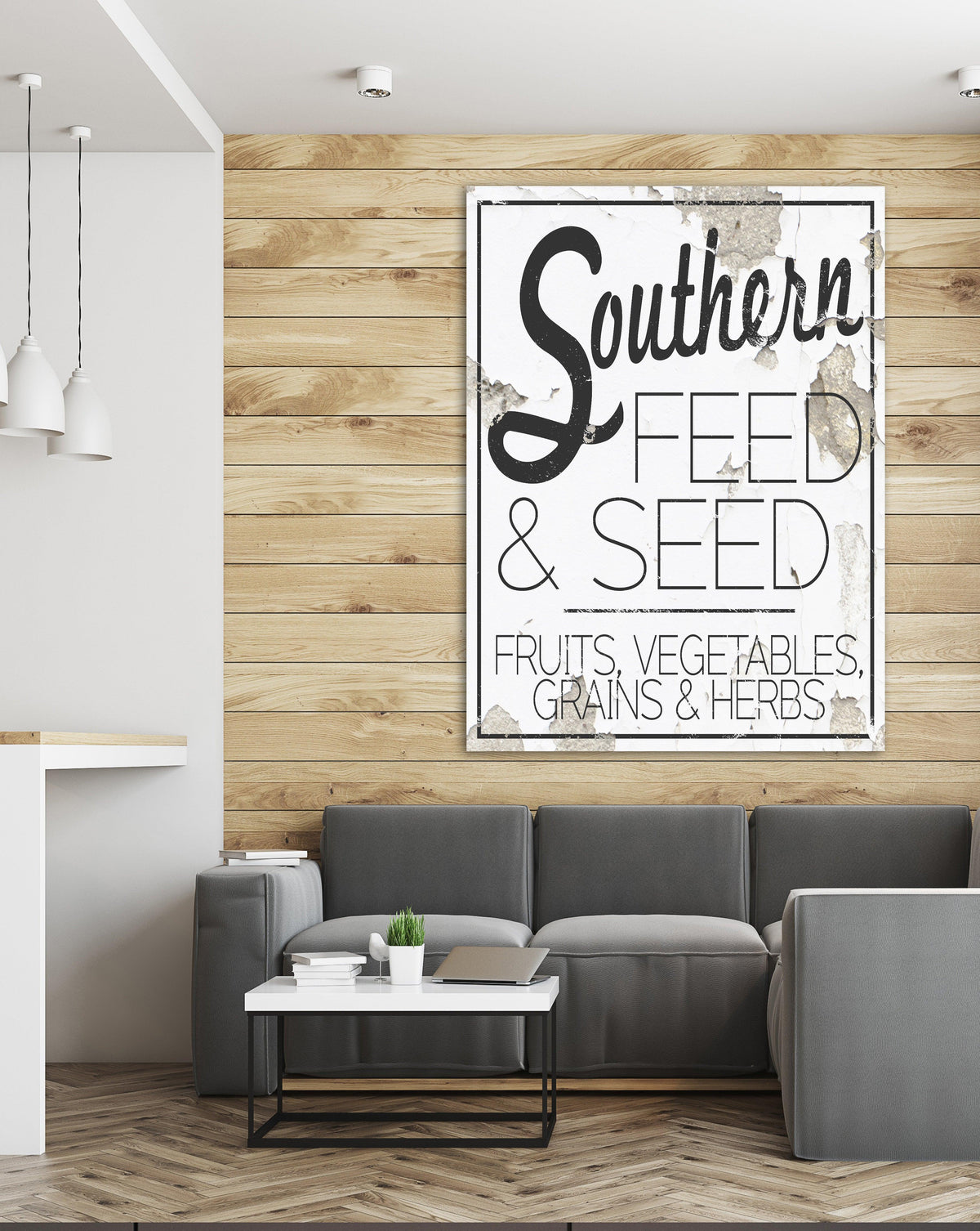 Feed & Seed Farmhouse Decor Wall Art Vintage Signs