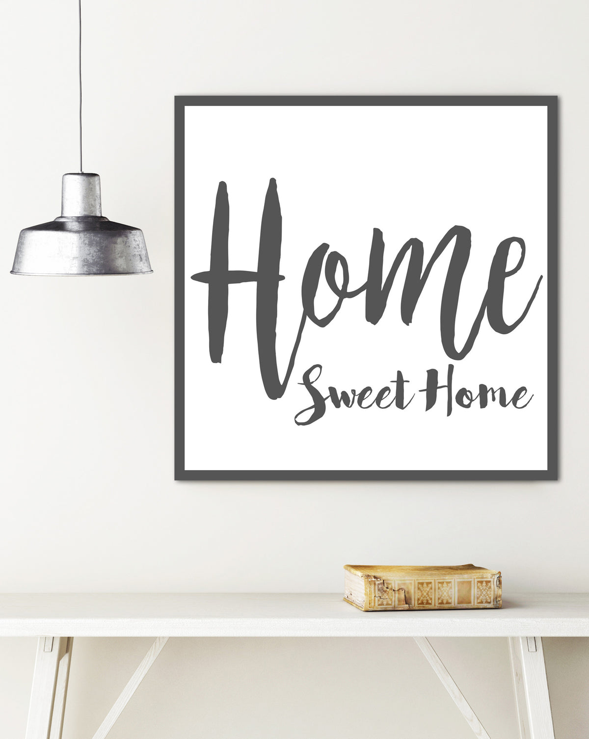 Home Sweet Home Farmhouse Sign - Rustic Wall Decor