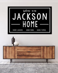 Personalized Home Sign  - Family Established Name Sign - Last Name Sign